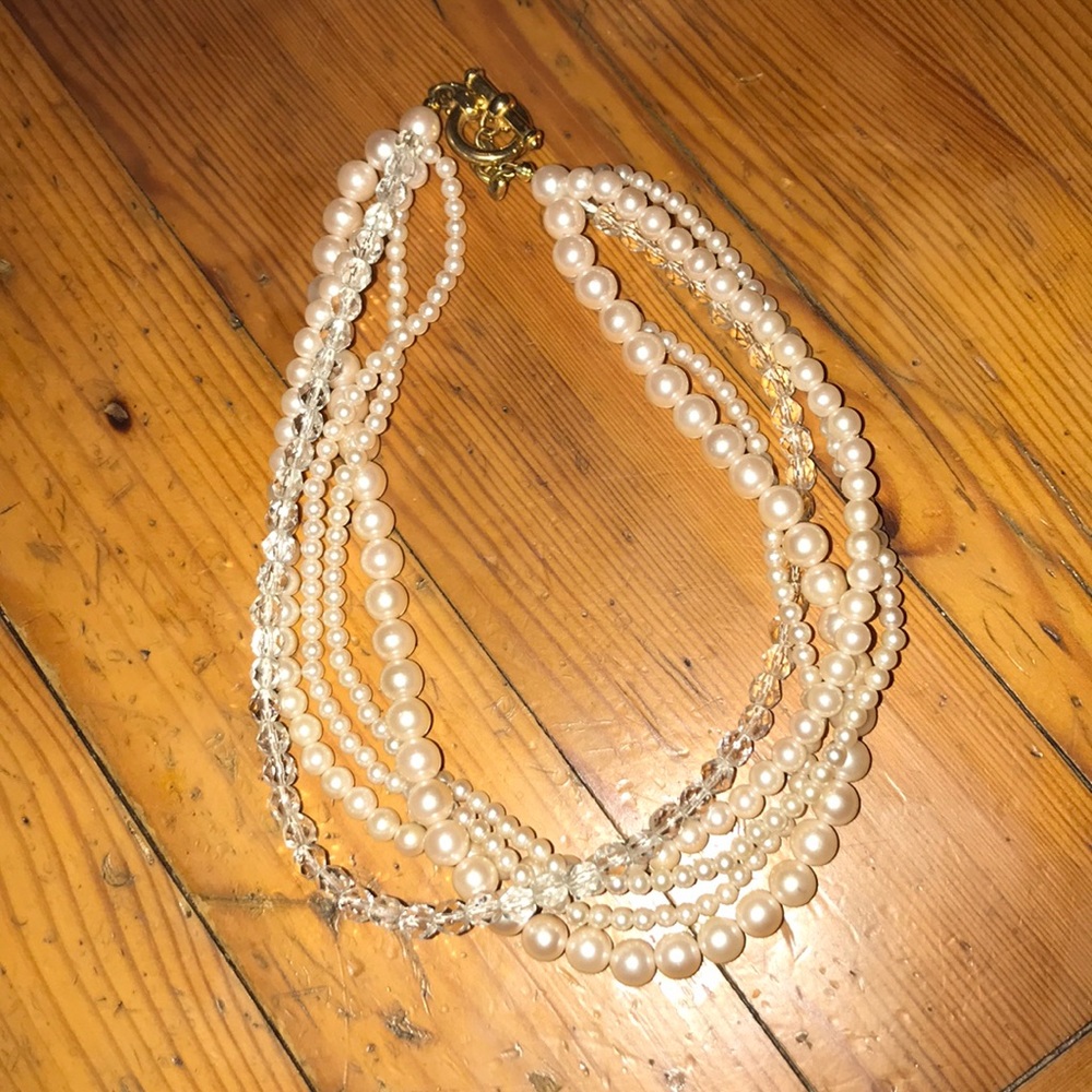 Layered Pearl Necklace